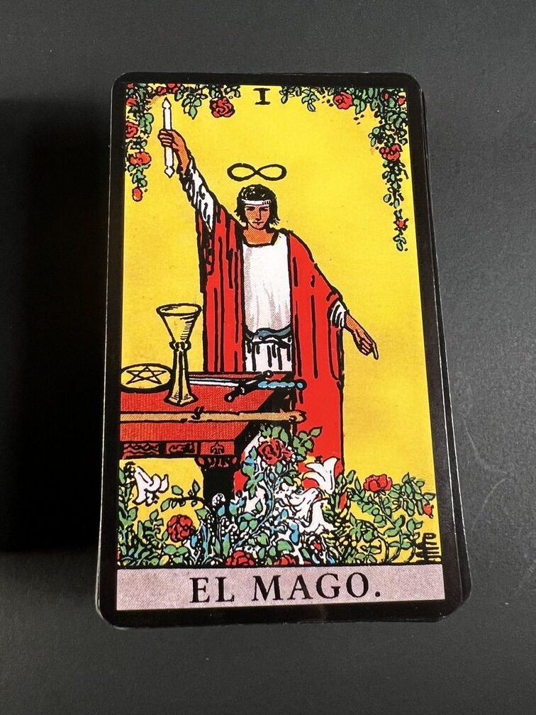 Tarot Rider Waite Con Significados En Español 10x6 Cm - $ 145